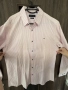 Чисто нова мъжка риза Tommy Hilfiger Classic Fit с дълъг ръкав, дизайн розово  бяло райе, размер XXL, снимка 5