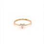 Златен дамски пръстен 1,0гр. размер:56 14кр. проба:585 модел:20036-2, снимка 1 - Пръстени - 42528460