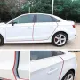Синя силиконова лайсна за ръб на врата 5 m, снимка 3