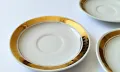 РАЗПРОДАЖБА Български порцелан чинии от 1966г. с позлата НАМАЛЕНИЕ , снимка 3